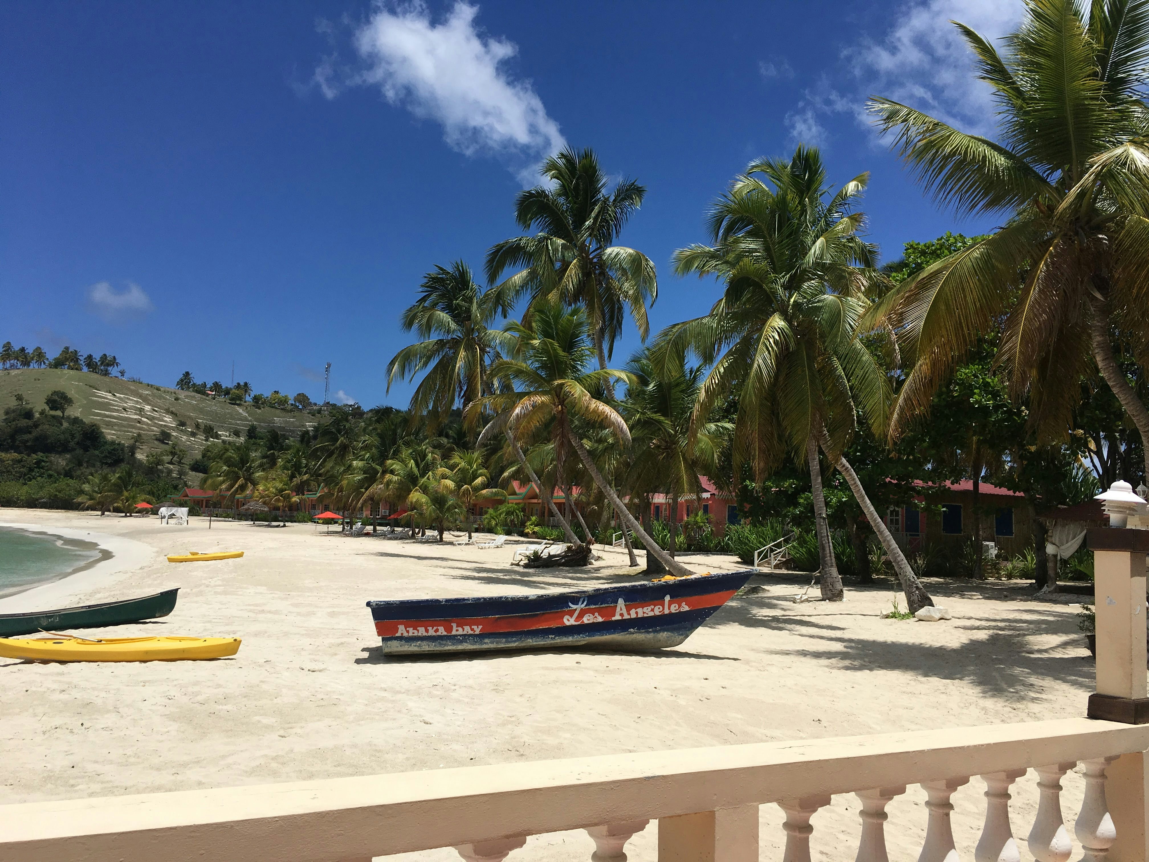 Ile a Vache is one of Haiti's satellite islands located on Haiti's southern tip. Abaka Bay Resort has an amazing white sand beach with clear, calm waters.