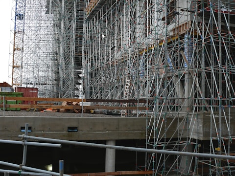 white and brown train on railway