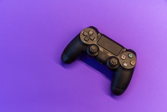 black sony ps 4 game controller