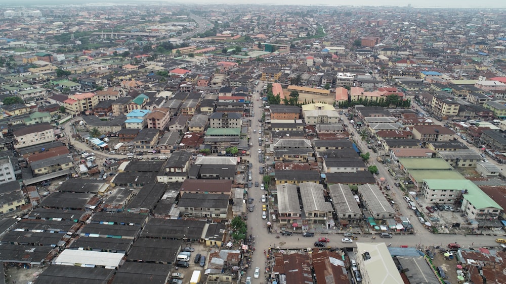 aerial view of city buildings during daytime