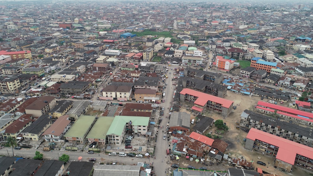 aerial view of city buildings during daytime