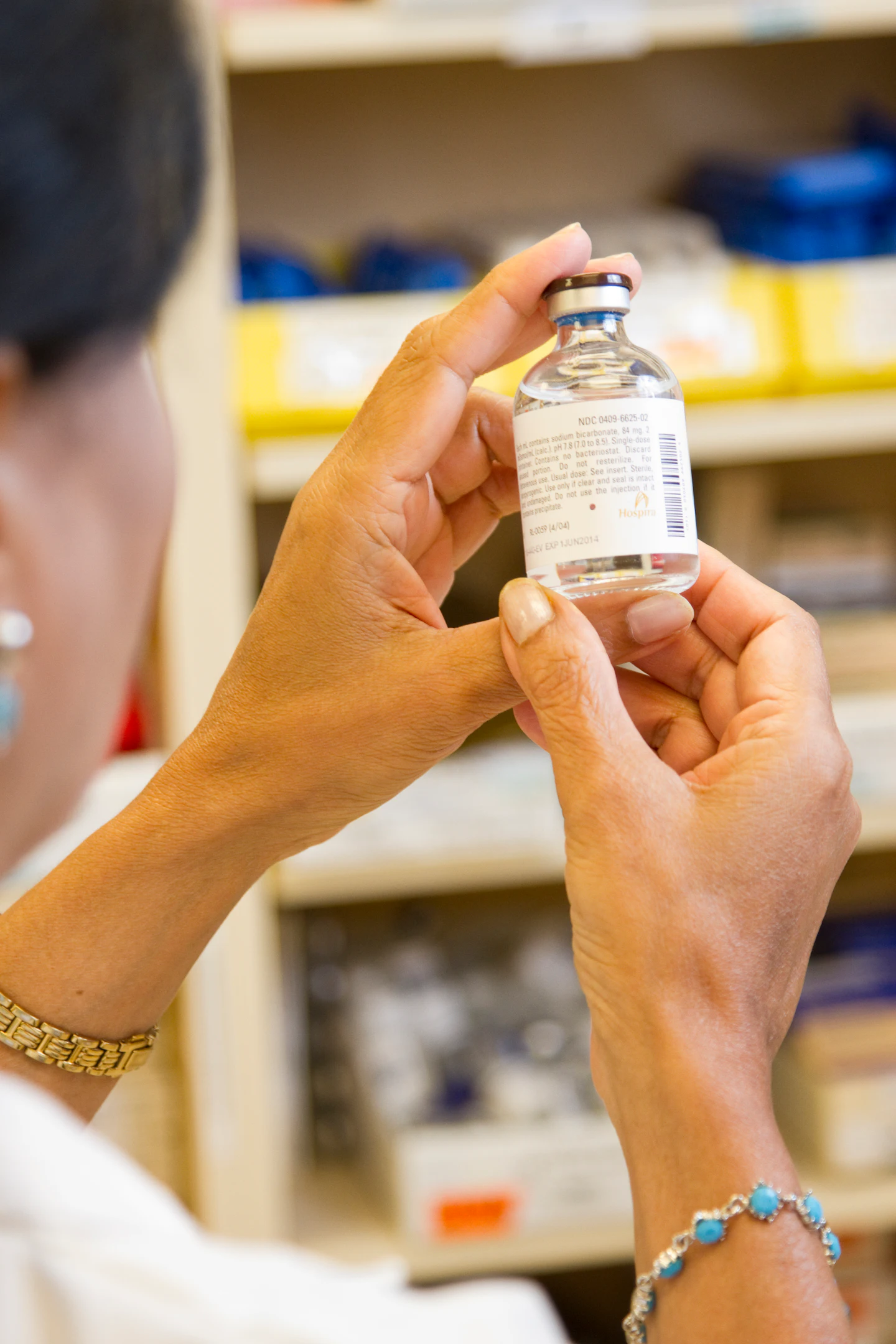 Pharmacist helping a customer