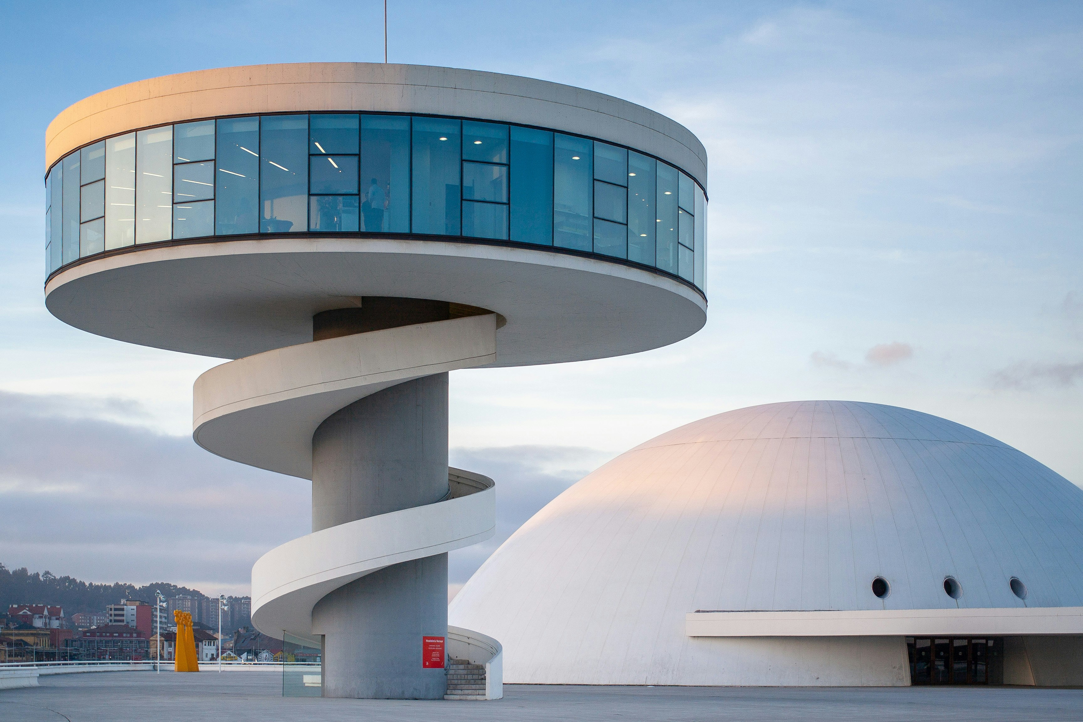 Vista del Centro Niemeyer, Avilés, Asturias, España