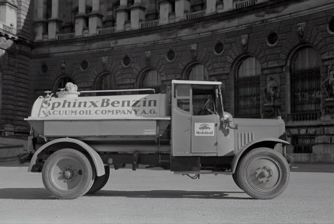 Vacuum Oil, Truck with Sphinx gasoline. 1935