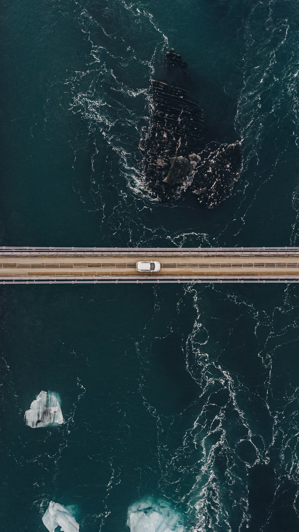 aerial view of body of water during daytime