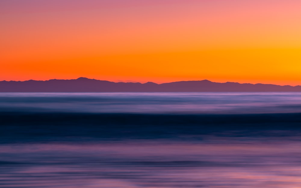 blue sky over the sea