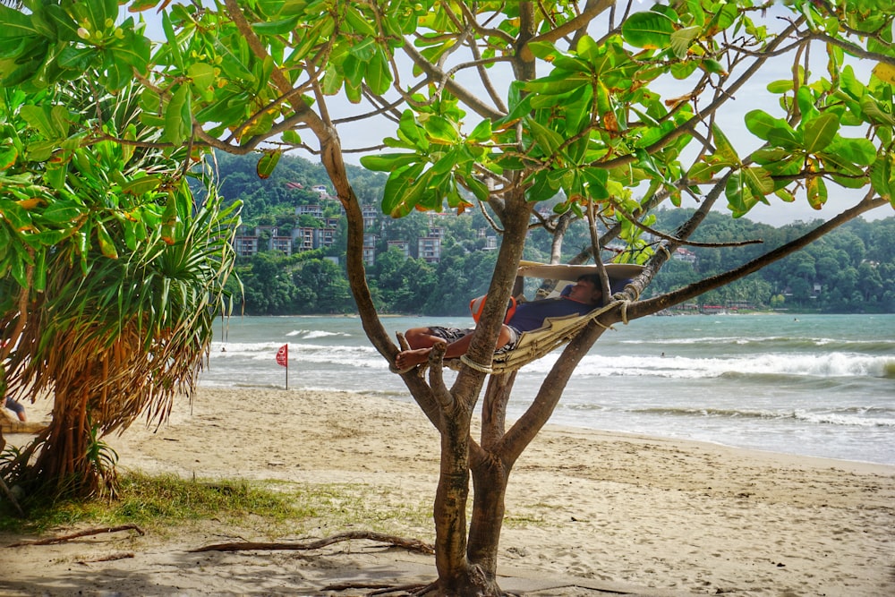 Persona con camisa roja de pie en la playa durante el día