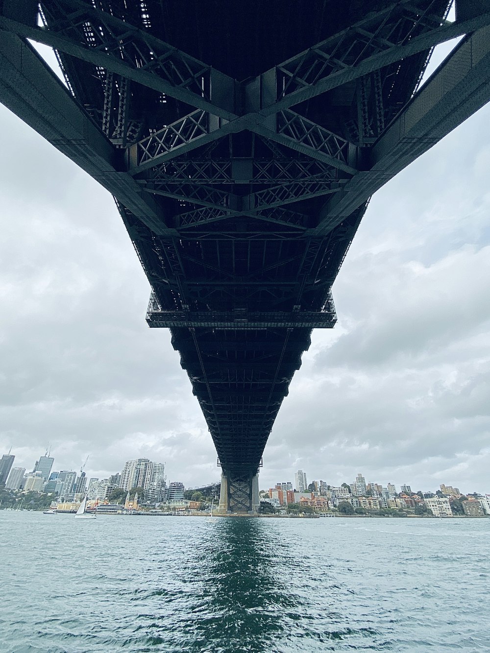 green bridge over body of water during daytime