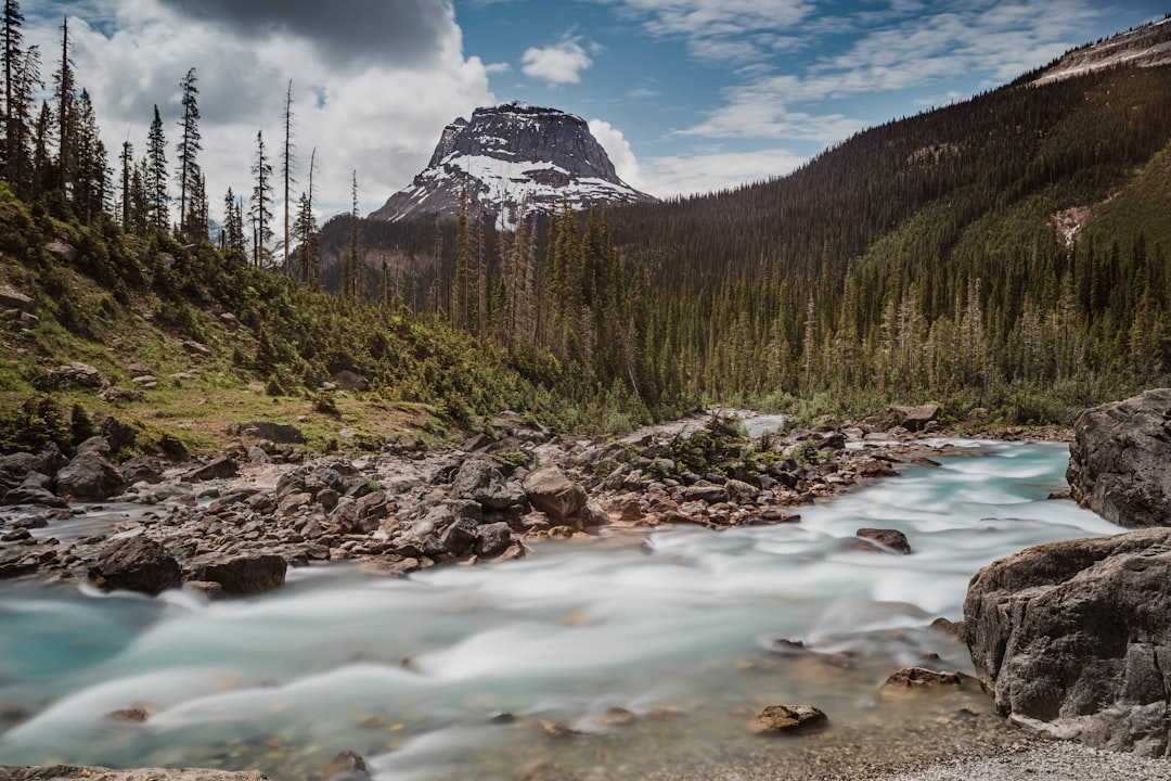 travelers stories about Mountain river in Takakkaw Falls, Canada