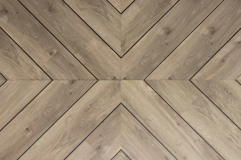 Close-up of parquet wood flooring tiles