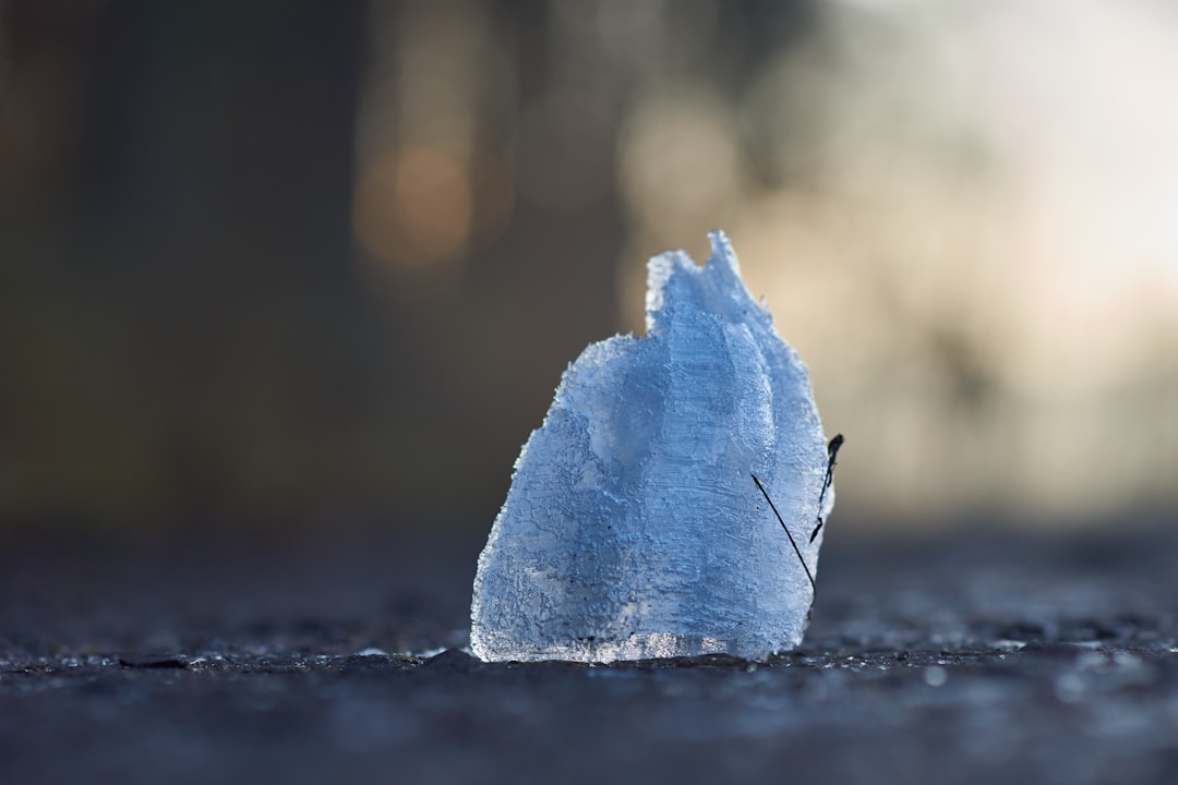 white ice on water during daytime