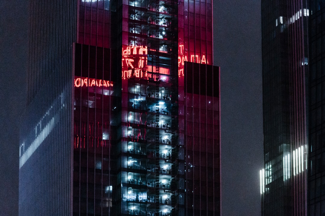red and black UNK building