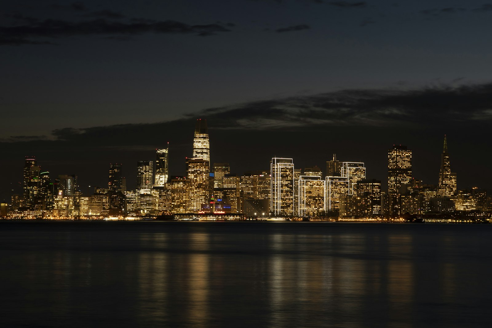 Nikon AF-S Nikkor 24-70mm F2.8E ED VR sample photo. City skyline during night photography