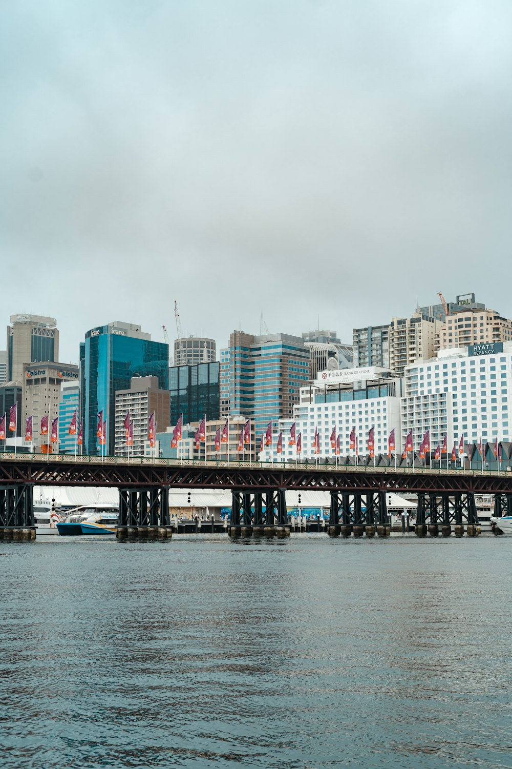 city skyline under white sky during daytime