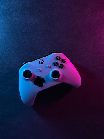 teal xbox one game controller