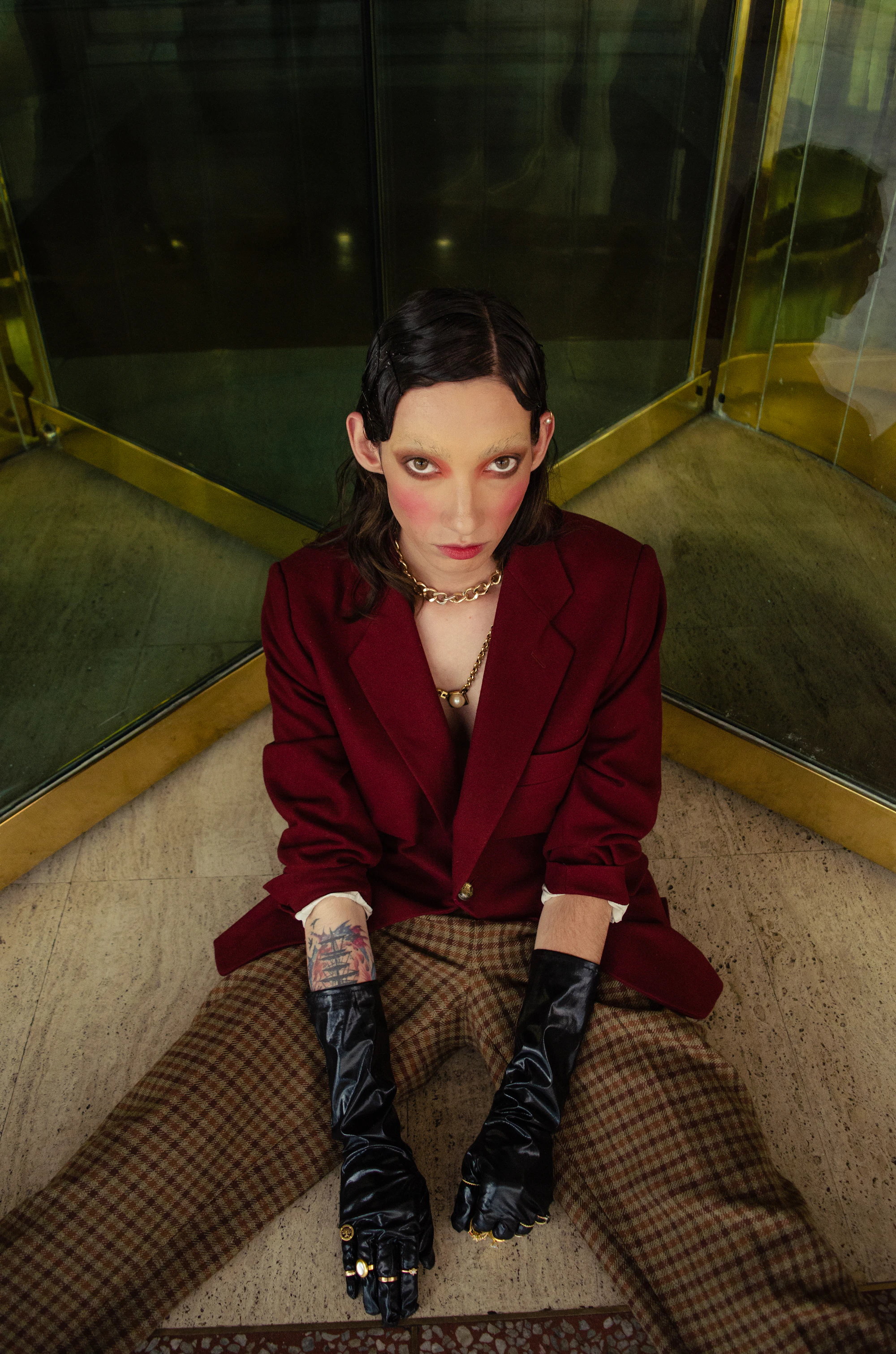 Cinematic editorial lookbook shot — The Midnight Edit, shot on location in Paris