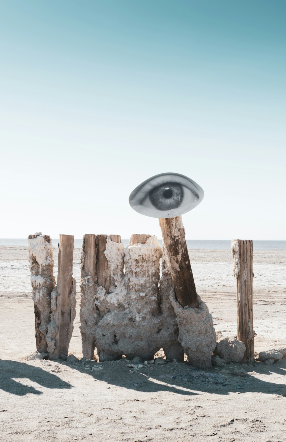 gray round rock formation on beach during daytime