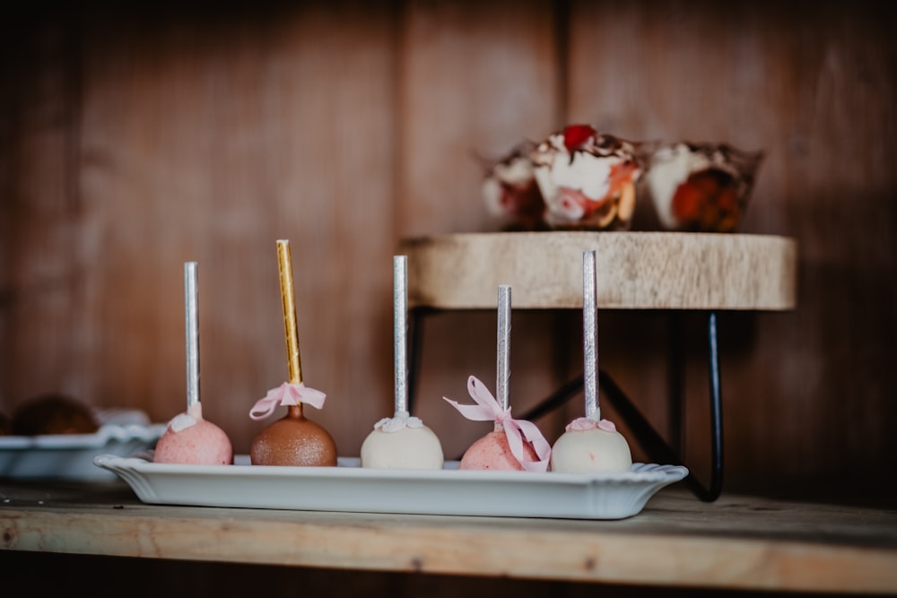 ice cream on stick with sprinkles