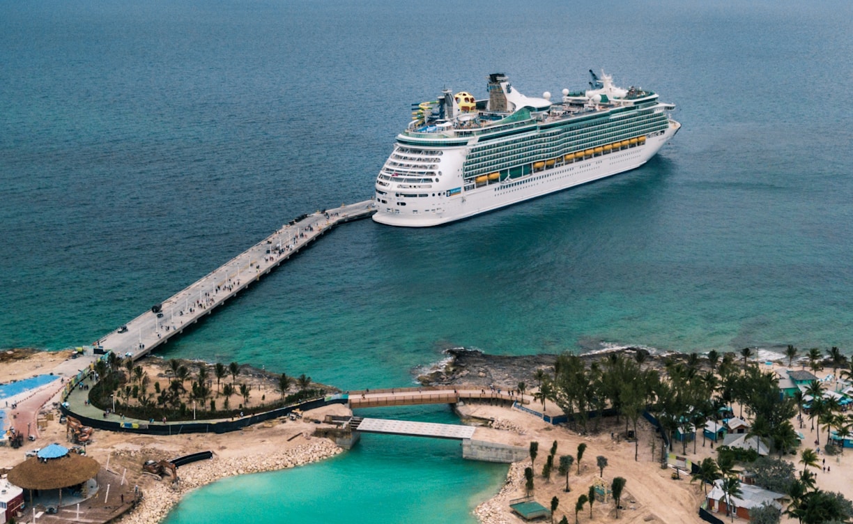 white cruise ship on sea during daytime