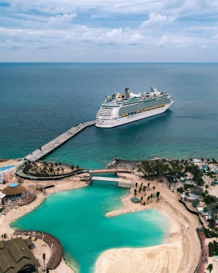 white cruise ship on sea during daytime