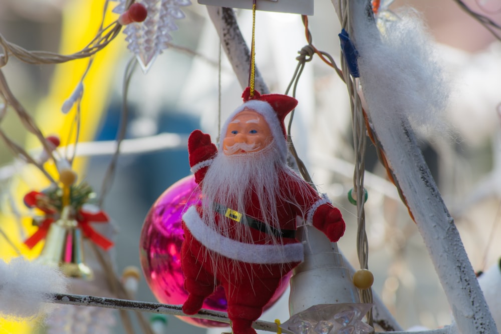 angel in red dress figurine