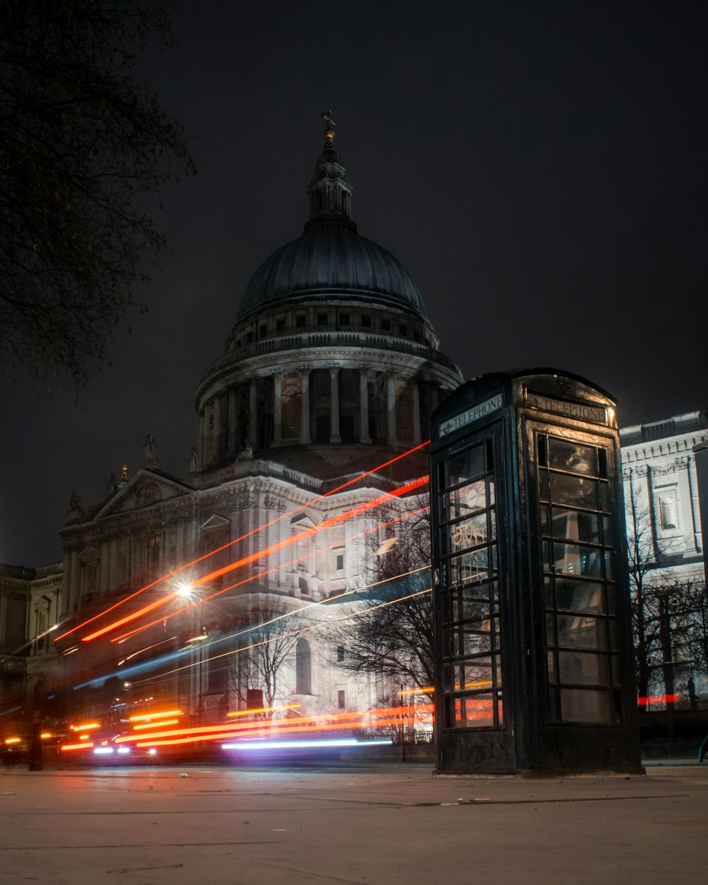 time lapse photography of cars on road during night time