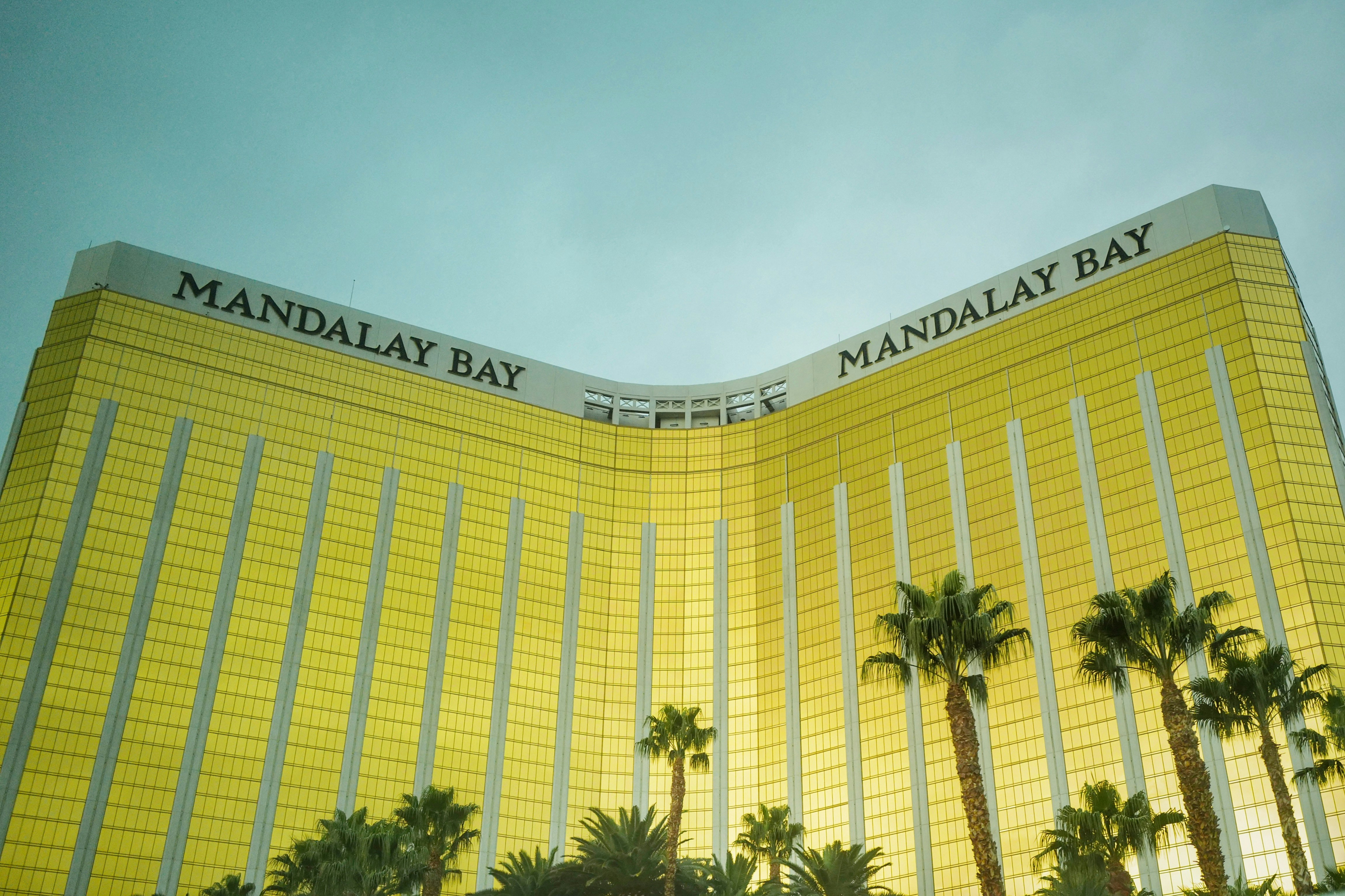 yellow and white concrete building