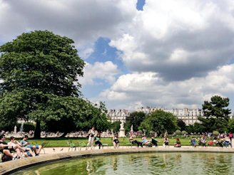 A vibrant community park developed by Donforth Investments, showcasing green spaces and families enjoying the outdoors.