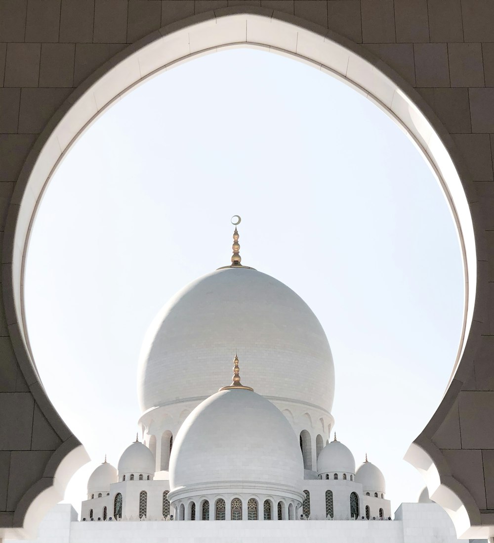 white dome building with dome