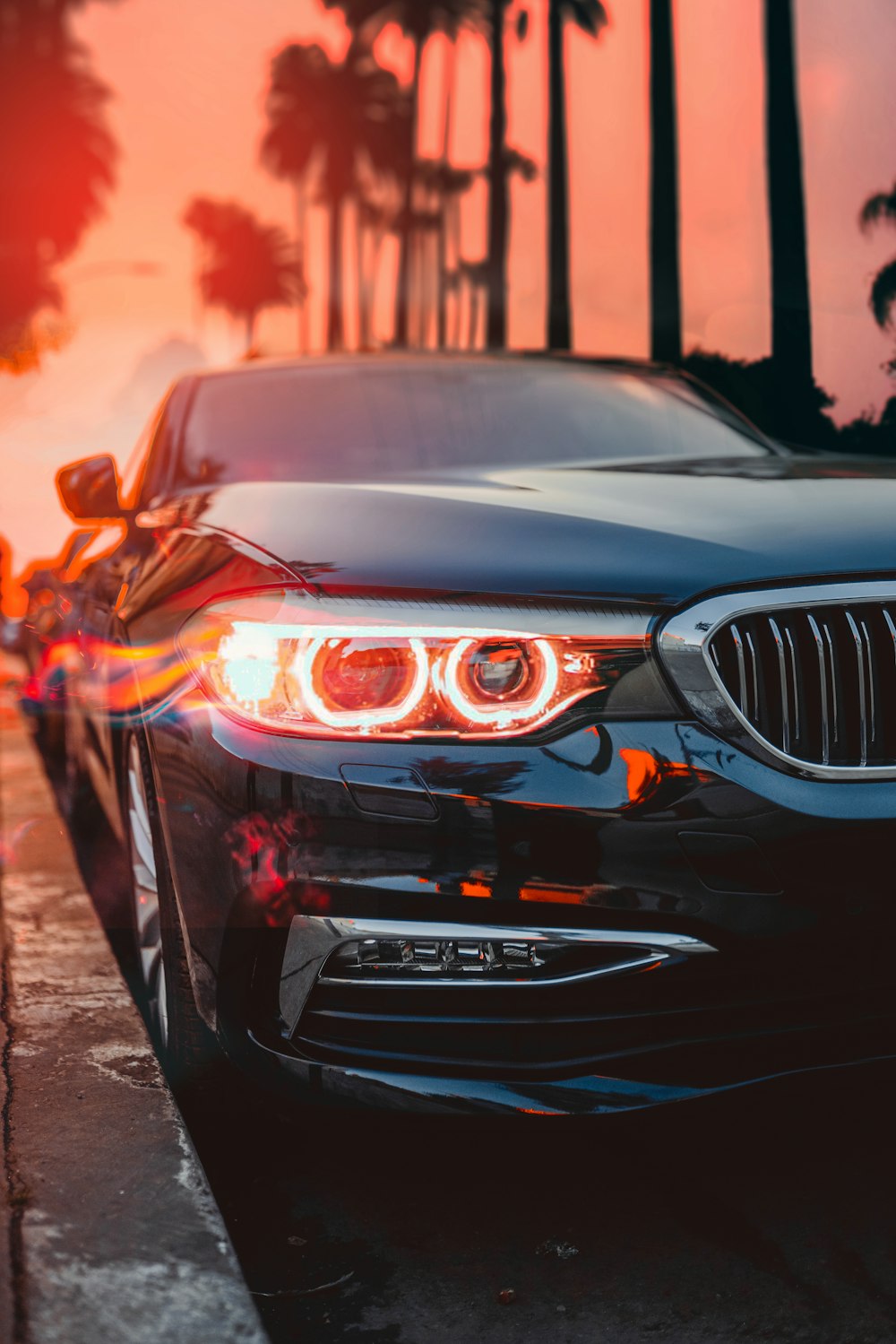 red bmw m 3 coupe