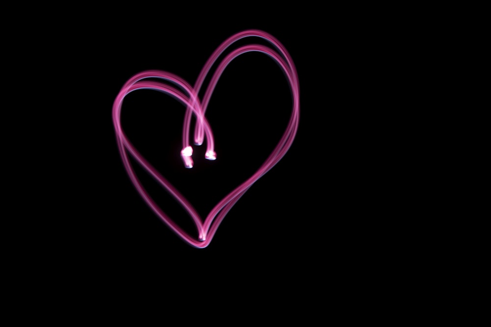 purple heart shape clip art