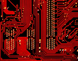 red and black abstract illustration