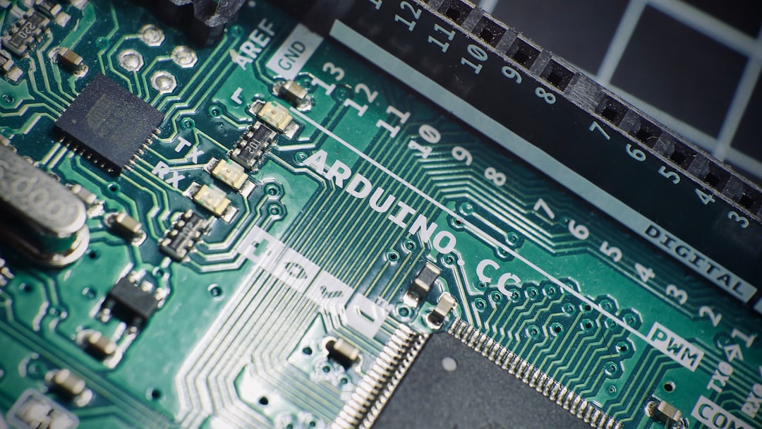 green and black computer motherboard