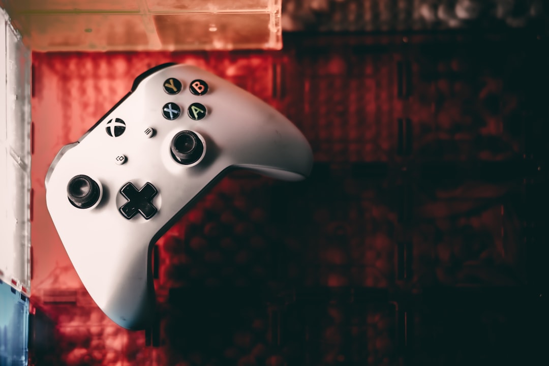 white xbox one game controller