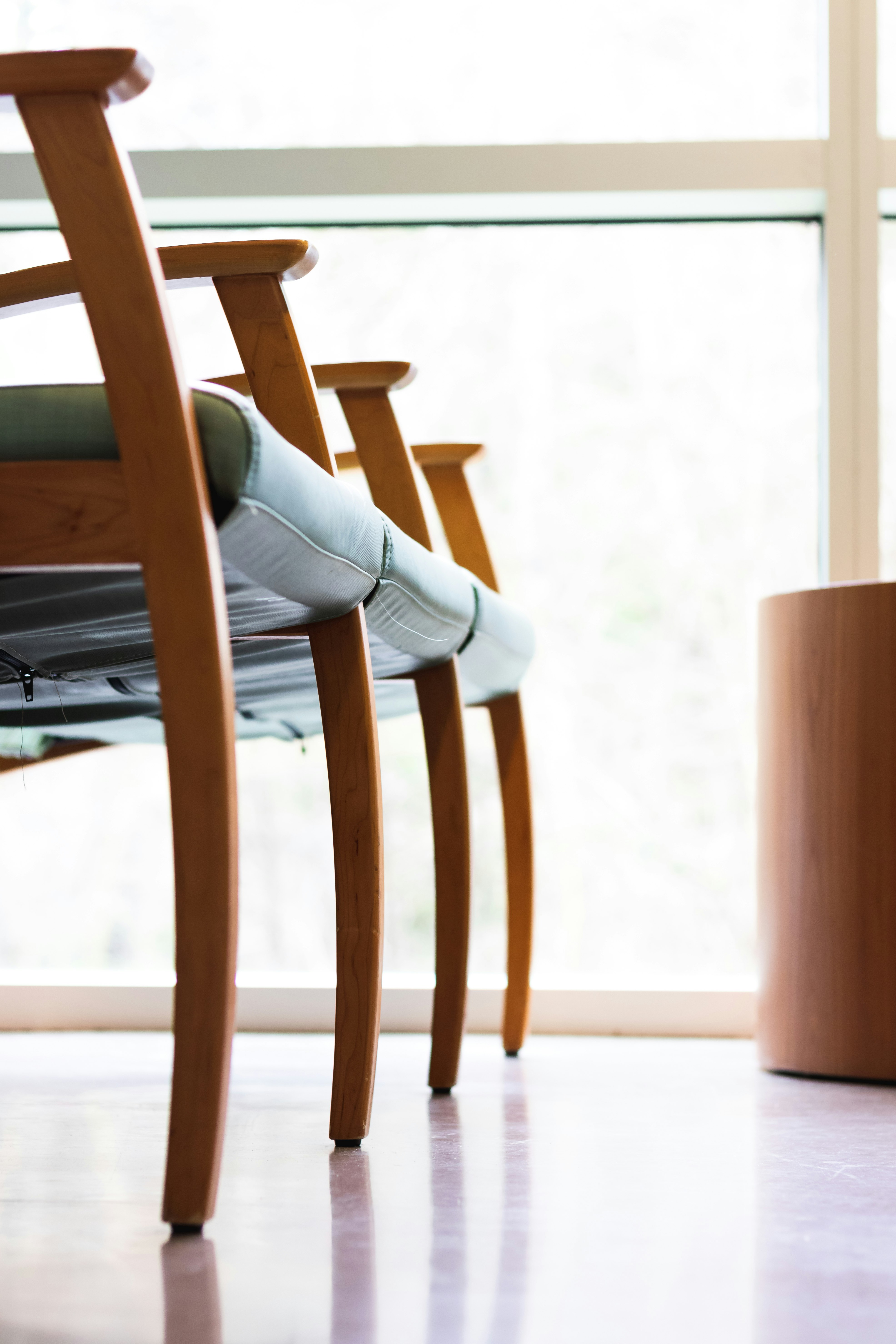 brown wooden chair beside brown wooden table