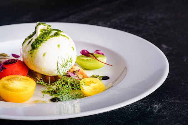 Fruits sur assiette