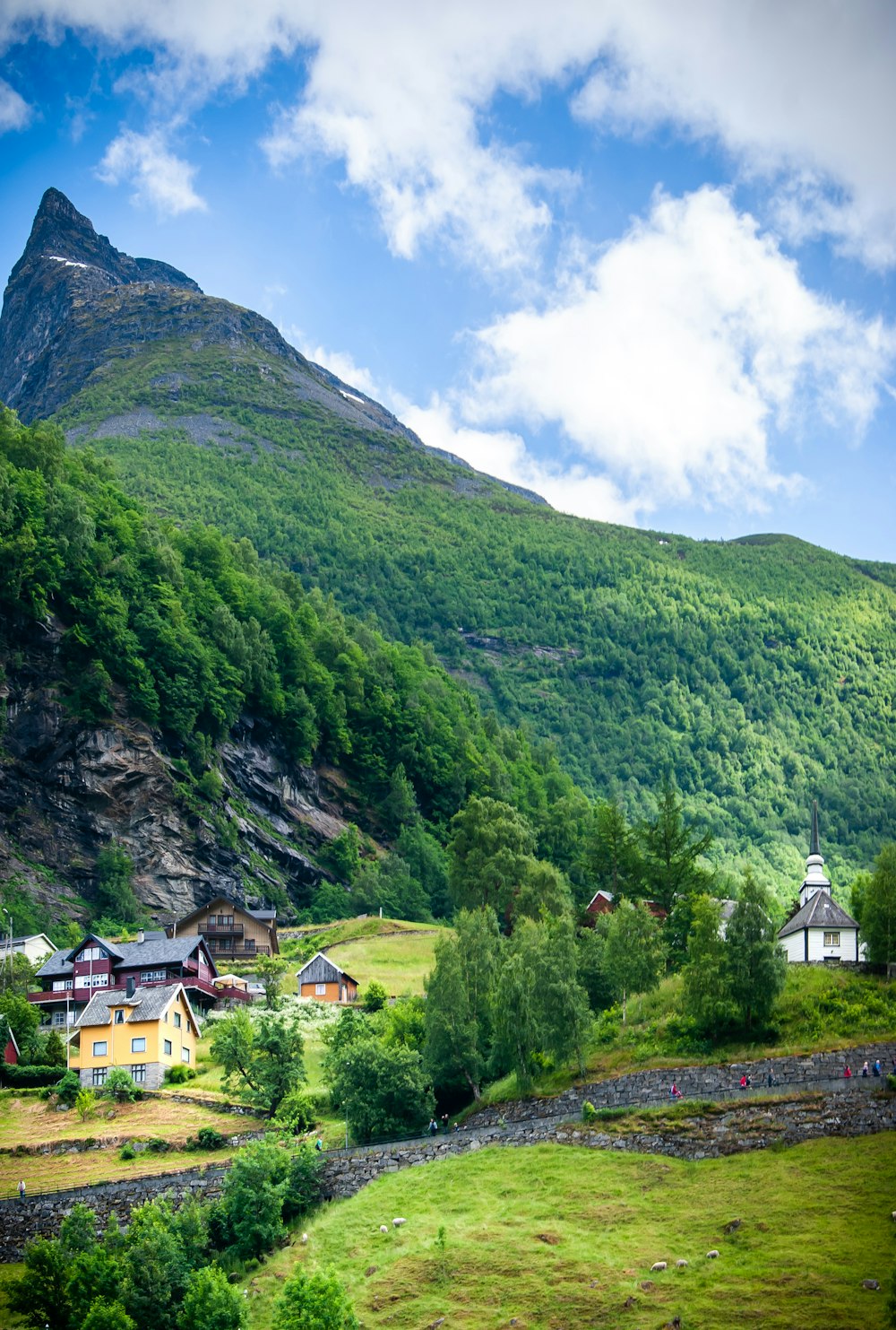 green mountain under blue sky during daytime