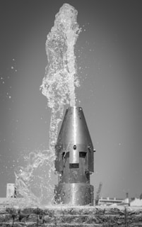 A high-quality image of a water pump in action.