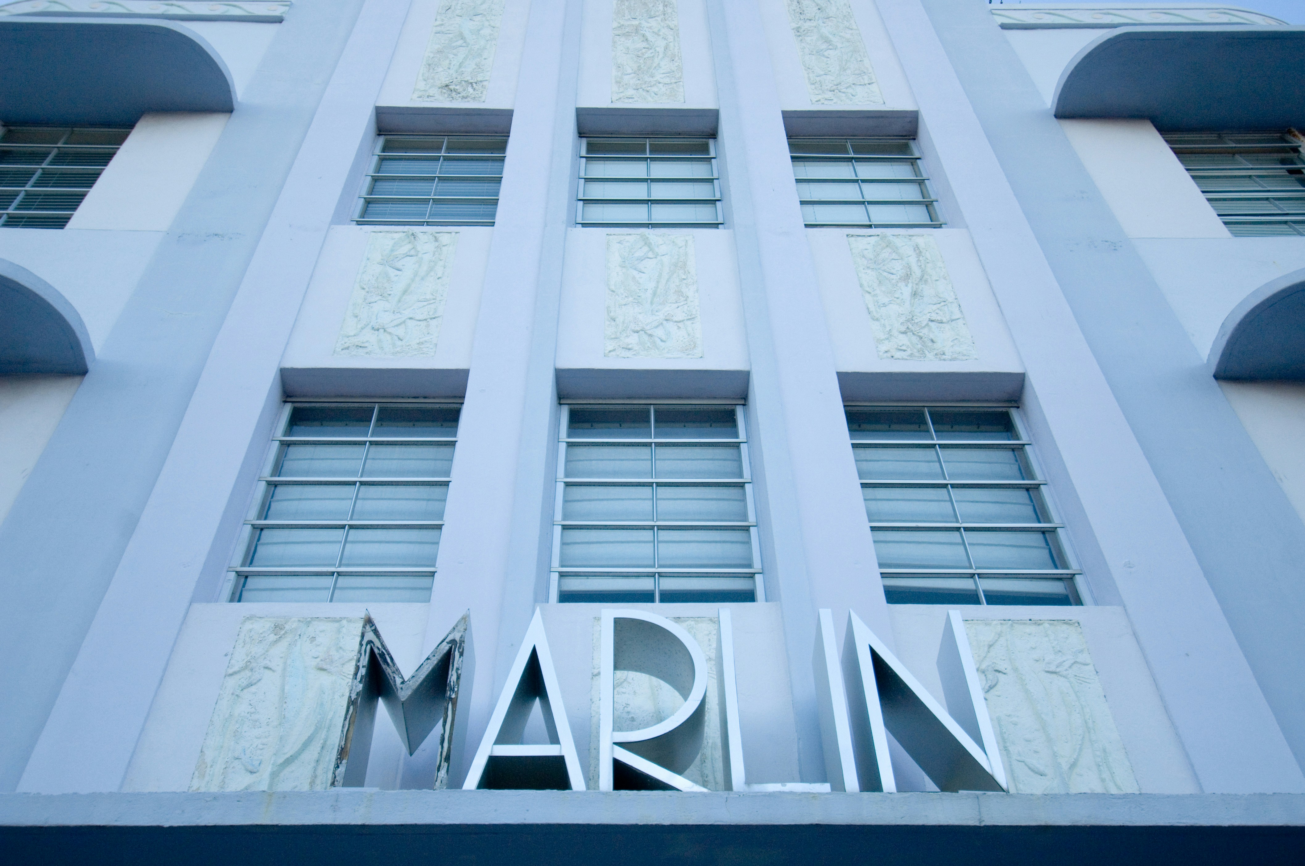 white concrete building during daytime, Marlin Hotel, South Beach, Miami