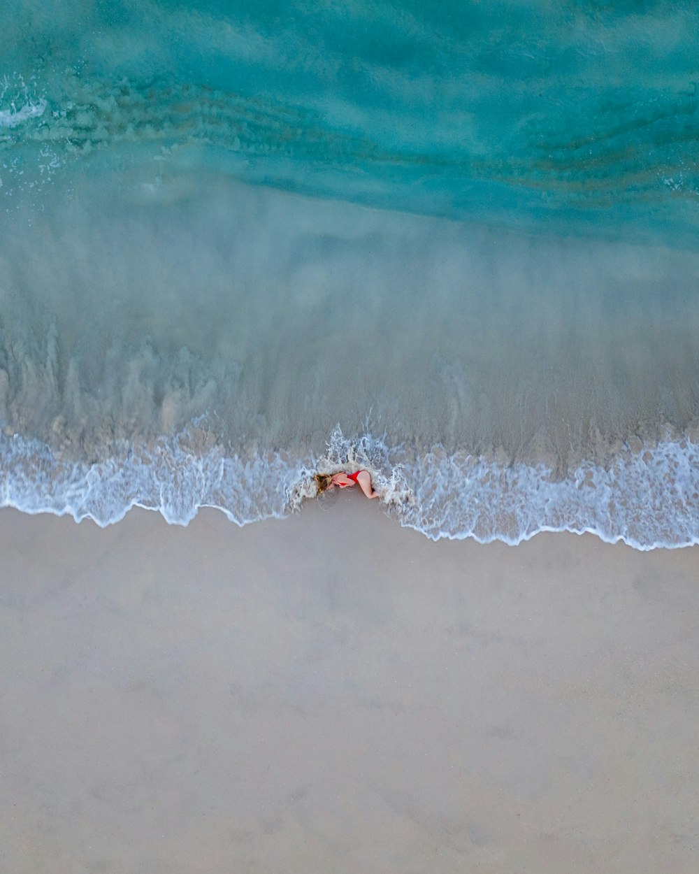 aerial view of beach during daytime