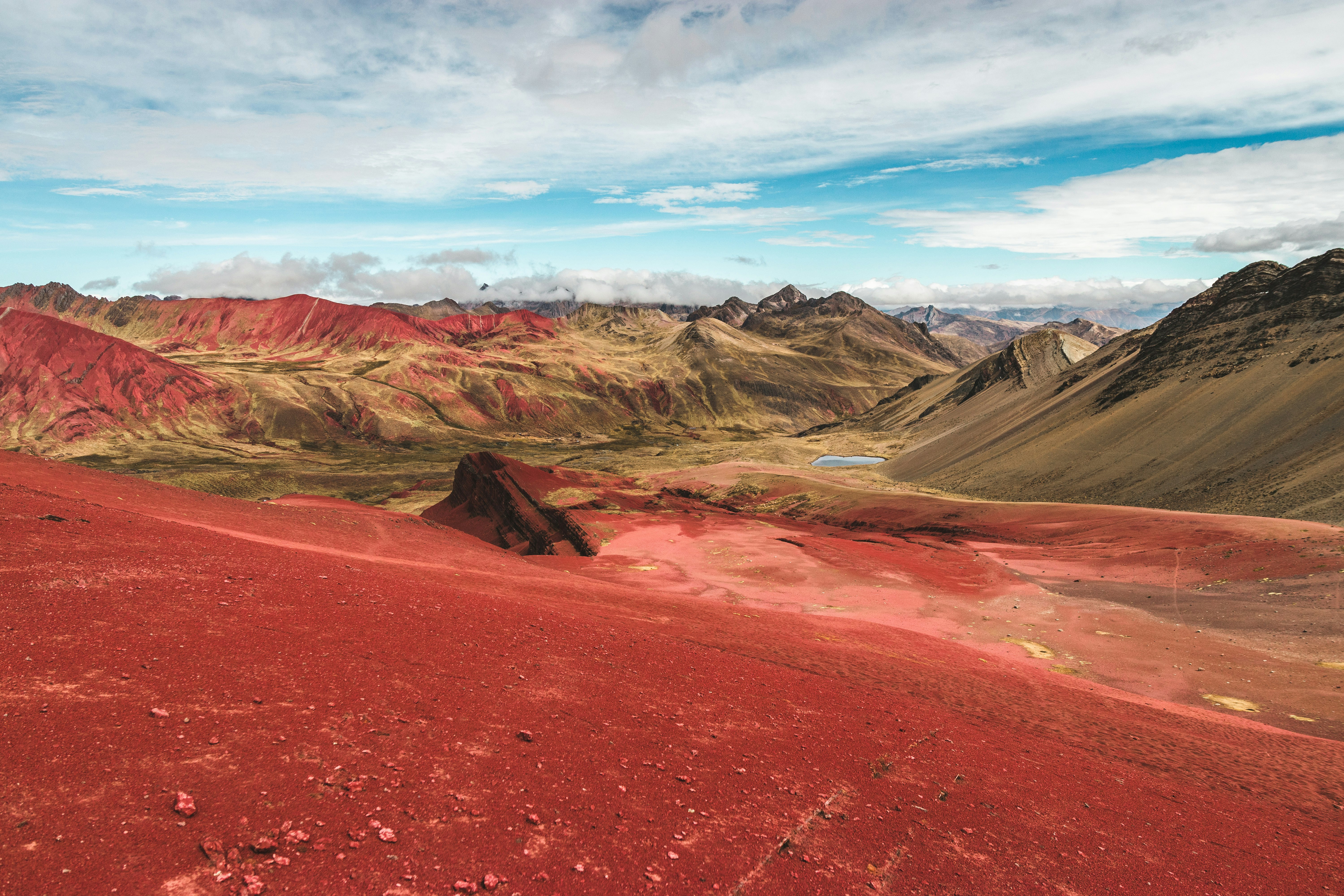 brown and gray mountains under blue sky during daytime