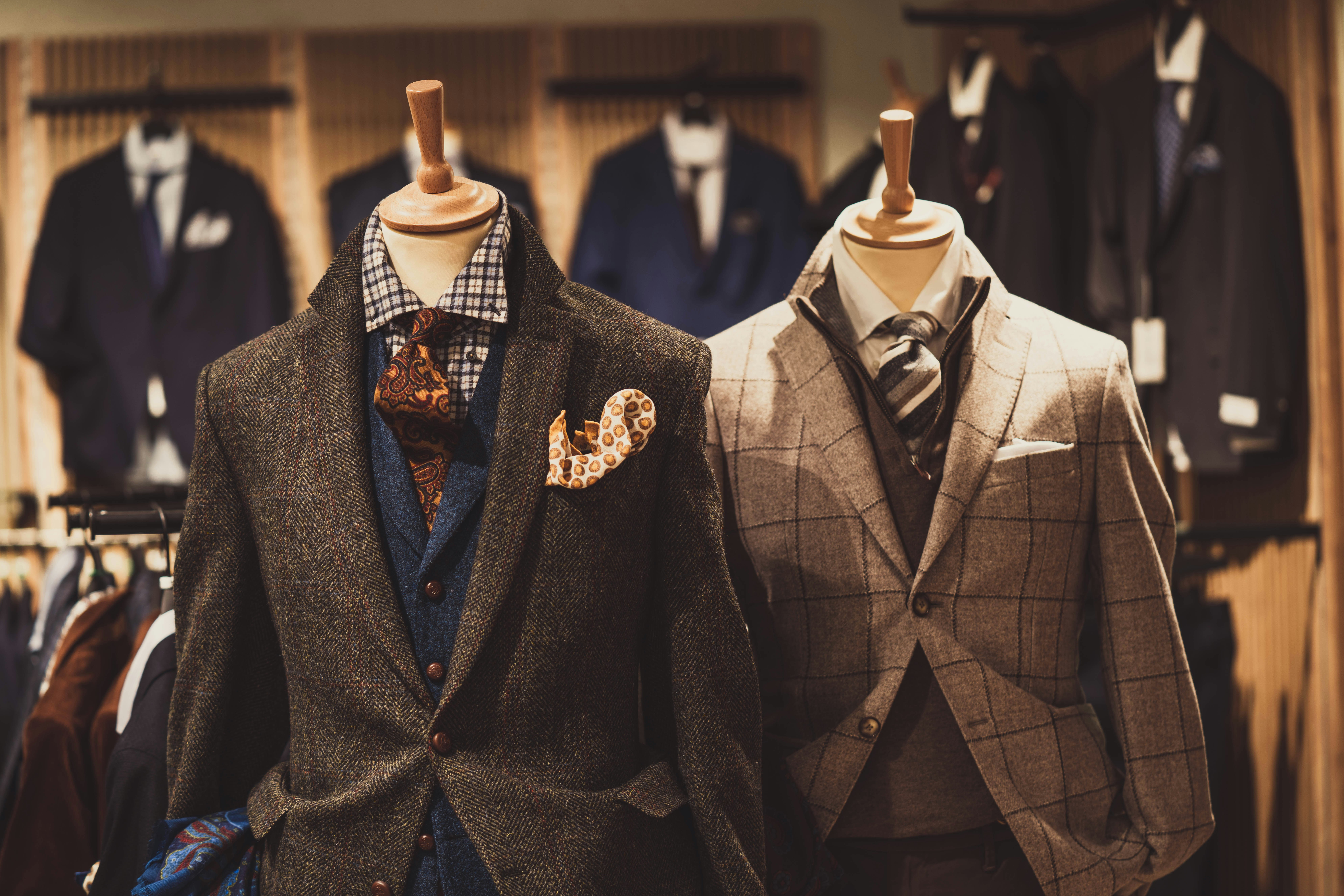 Elegant menswear and womenswear at Mitchells