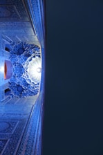 A beautifully tiled interior space showcasing craftsmanship.