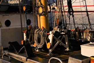 black and white ship scale model