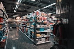 woman in black shirt walking on market