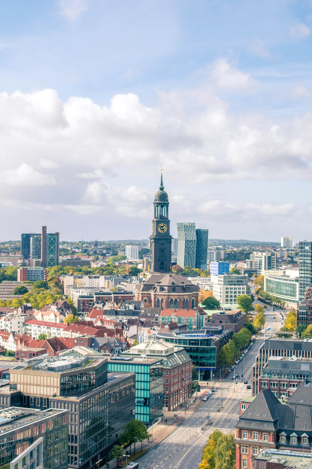 aerial view of city buildings during daytime