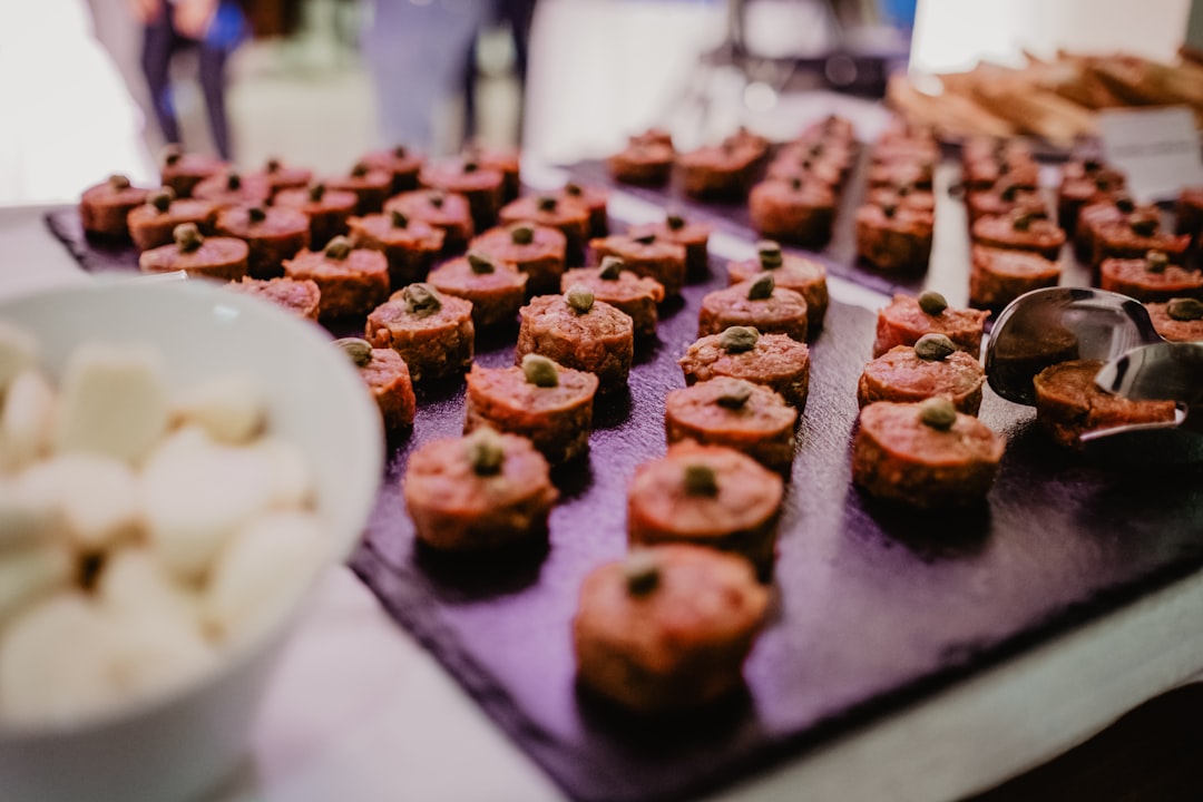 chocolate cookies on black tray