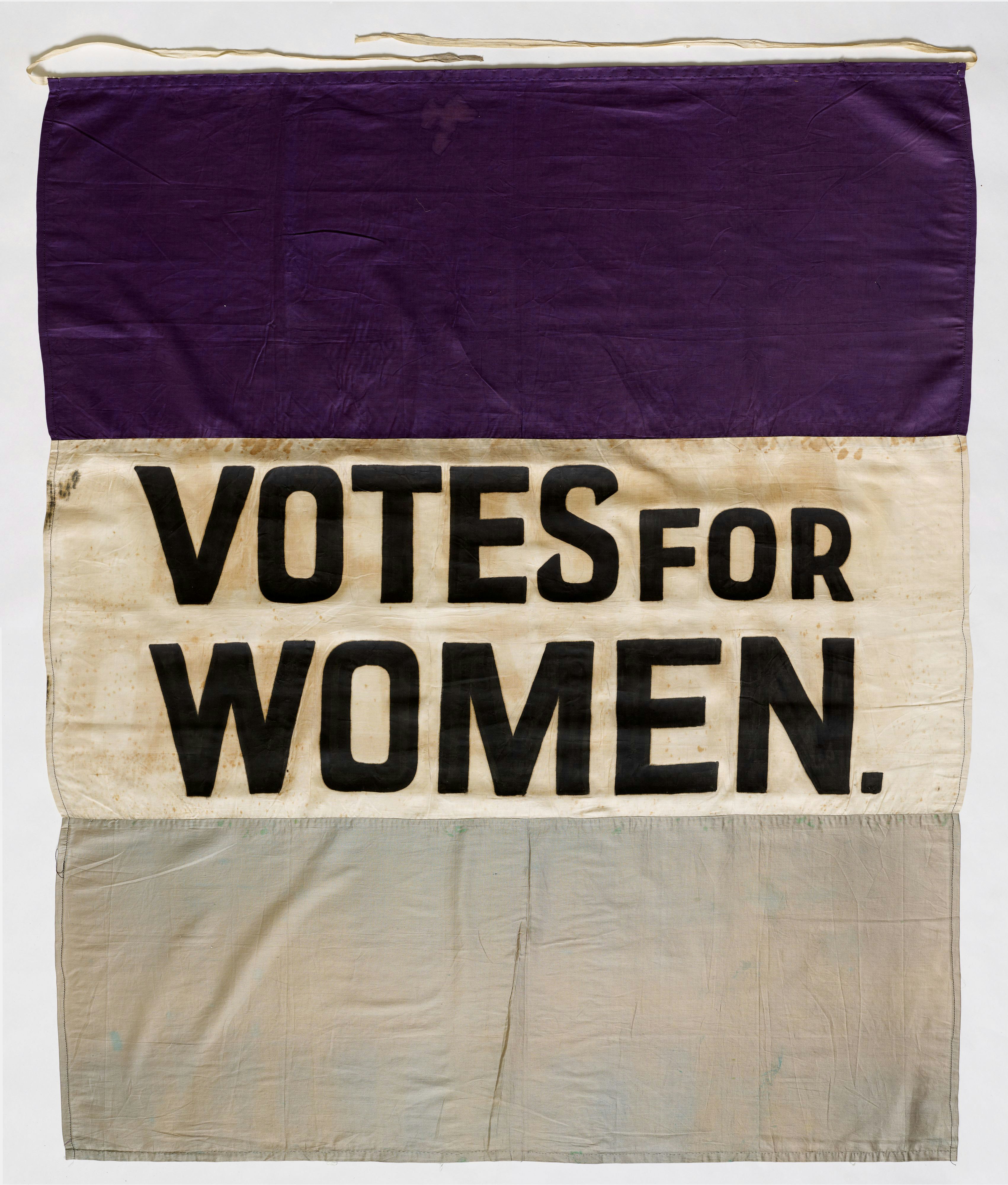 Suffragette Banner - Votes For Women, 1910-1920