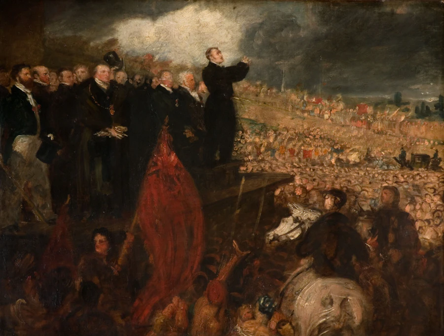 Meeting of the Birmingham Political Union, by Benjamin Robert Haydon, c. 1832