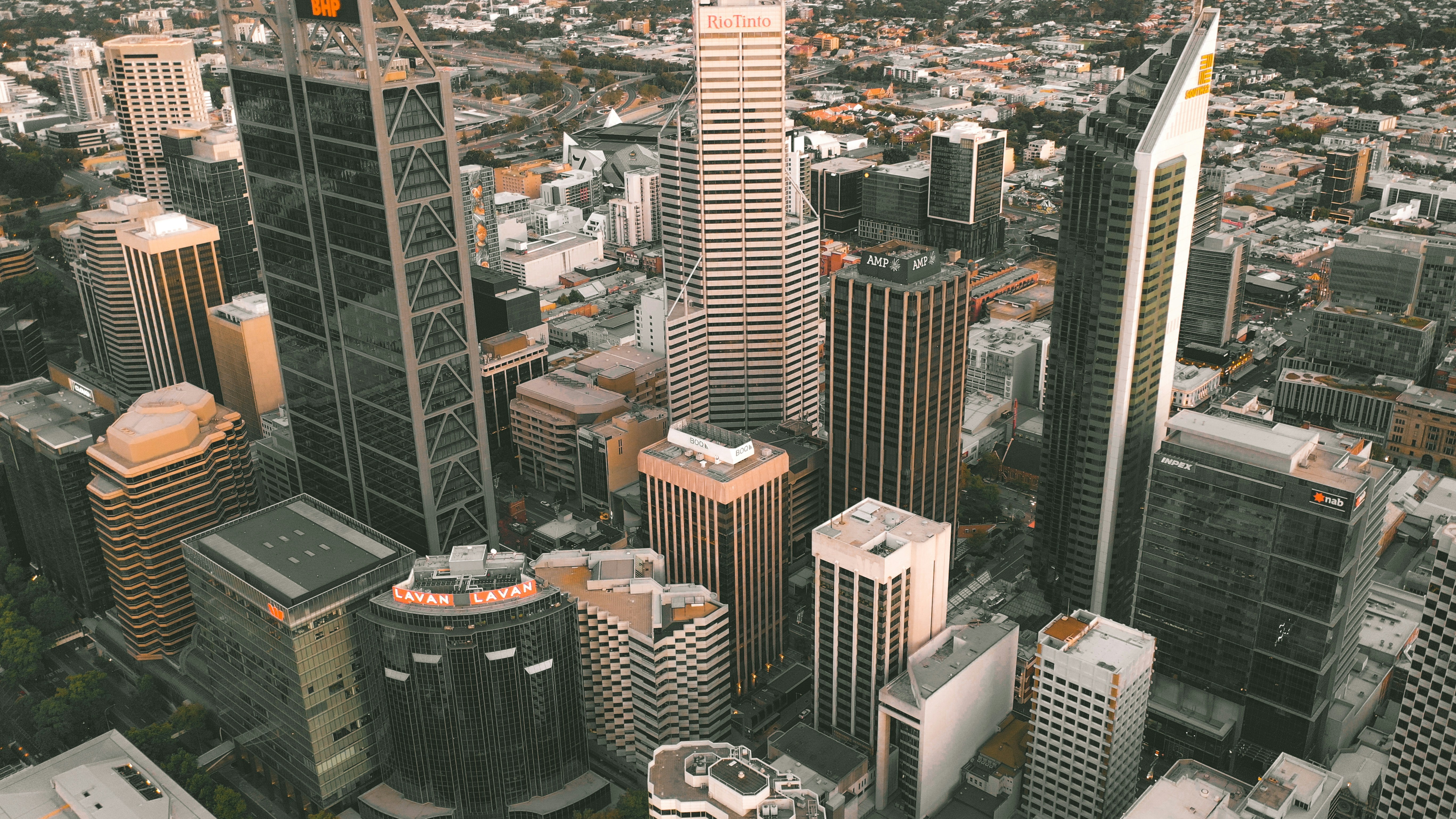aerial view of city buildings during daytime